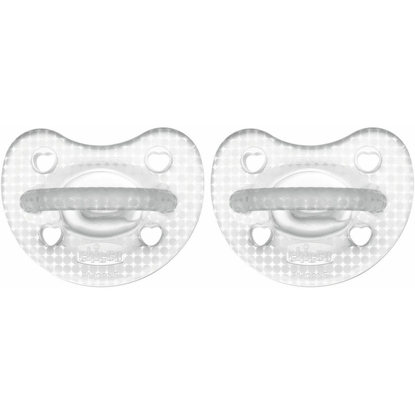 Пустышка Chicco PhysioForma Crystal силикон,16-36 месяцев, 2 шт. (73086.31) - Pampik - 5