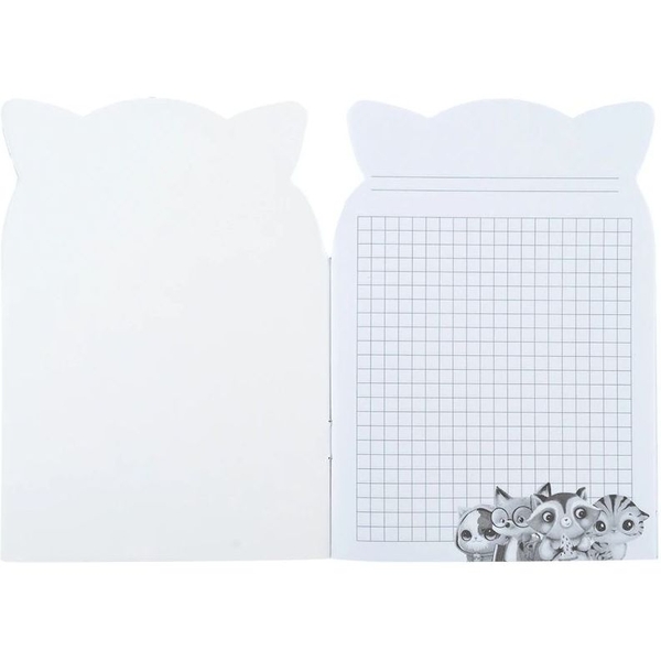 Блокнот Kite Smart fox B6 в клеточку 48 листов (K24-461-3) - Pampik - 2