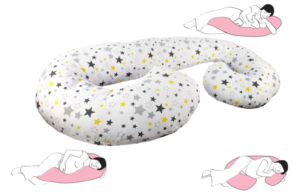 Подушка для вагітних LightHouse Baby Seashell Stars, 340x30 см (608253) - Pampik - 4