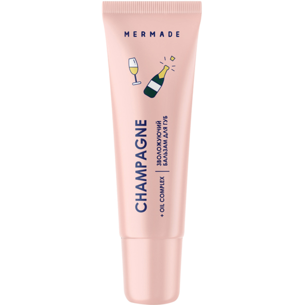 Бальзам для губ Mermade Champagne зволожувальний, 10 г - Pampik