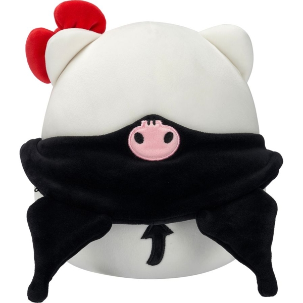 М'яка іграшка Squishmallows Hello Kitty Хелоу Кітті в образі Куромі, 20 см (SQSN00388) - Pampik - 11