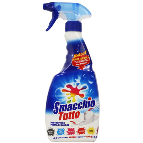 Плямовивідник рідкий Smacchio Tutto для білих та кольорових речей з розпилювачем, 500 мл - Pampik