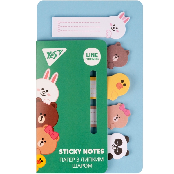 Бумага для заметок Yes Line Friends 100 листов (170327) - Pampik