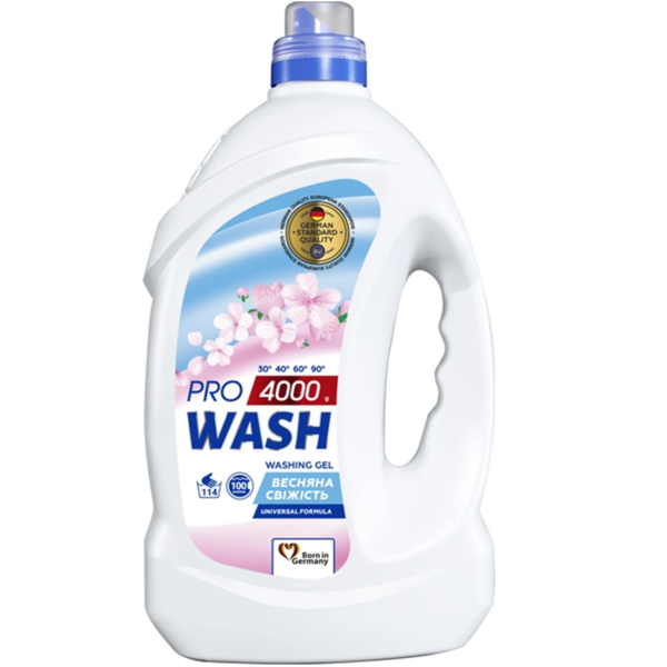 Гель для прання ProWash Весняна свіжість універсальний, 4 л - Pampik