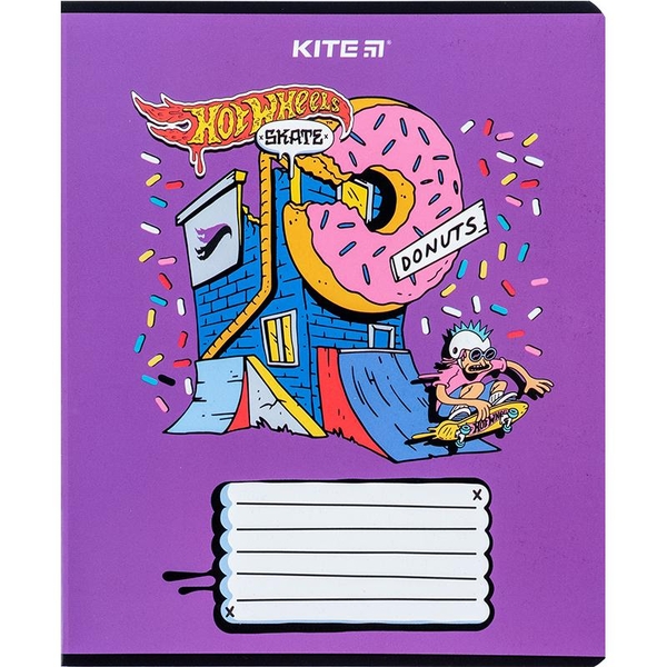 Набір зошитів Kite Hot Wheels А5, в лінійку, 18 аркушів, 20 шт. (HW24-237) - Pampik - 3