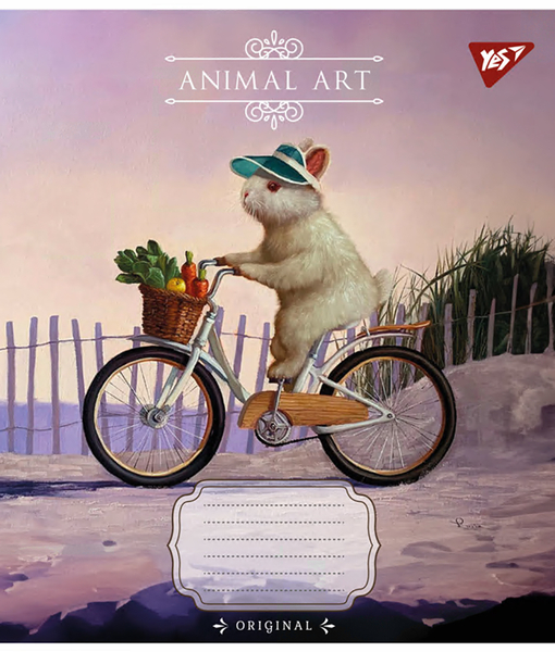 Набір зошитів Yes Animal art А5 в лінійку 60 аркушів 10 шт. (767153) - Pampik - 2