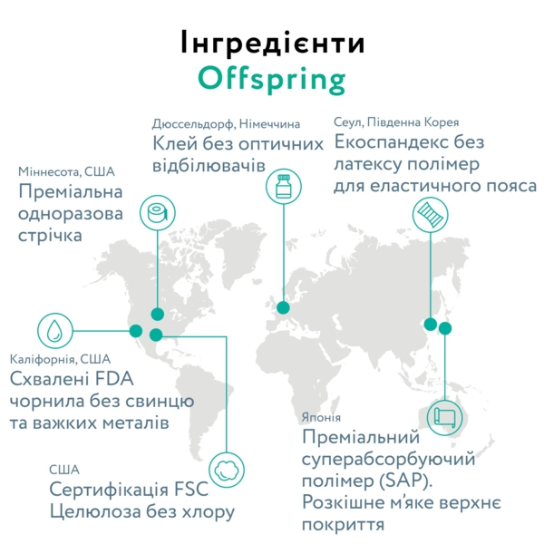Підгузки-трусики Offspring Forestia 7 (15-23 кг), 24 шт. - Pampik - 4
