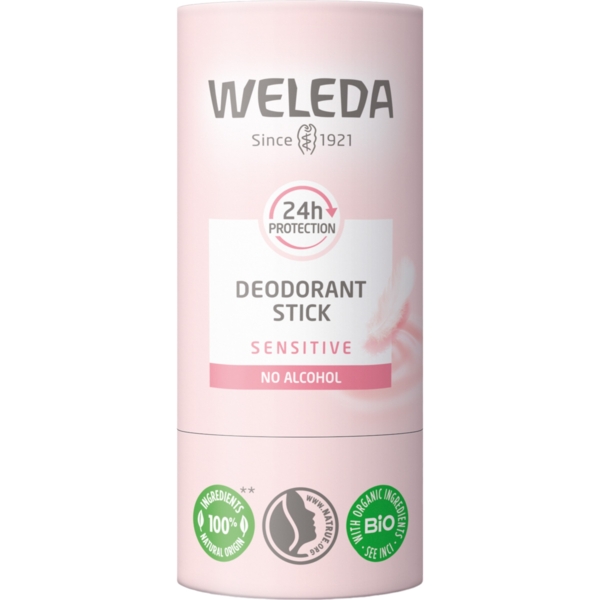 Дезодорант-стік Weleda Sensitive для чутливої ​​шкіри, 50 г - Pampik