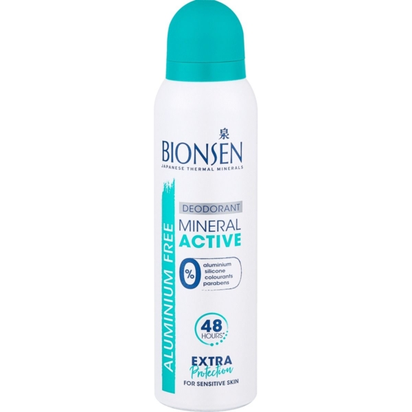 Дезодорант для чоловіків Bionsen Mineral Active Spray, 150 мл - Pampik