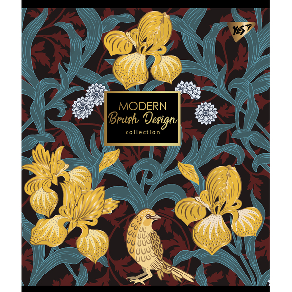 Набір зошитів Yes Modern Pantone Gold А5, в клітинку, 24 аркуші, 10 шт. (66843) - Pampik - 4