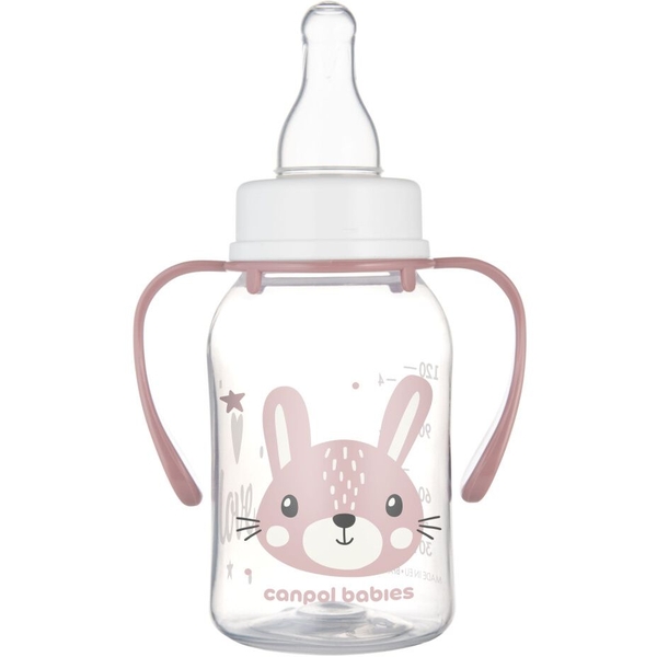 Пляшечка Canpol Babies Cute Animals, 120 мл. (11/823_pin) - Pampik - 2