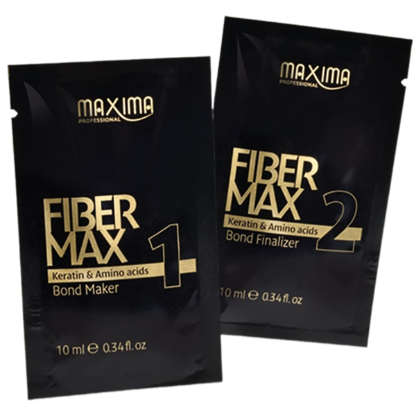Монодоза Maxima Fiber Max для кератинового восстановления волос этап 1+2 22 мл - Pampik