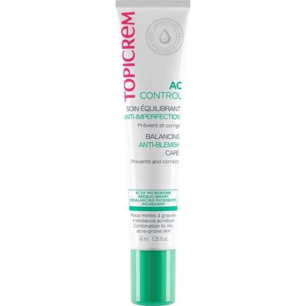 Крем для лица Topicrem AC Control Balancing Anti-Blemish Care 40 мл - Pampik