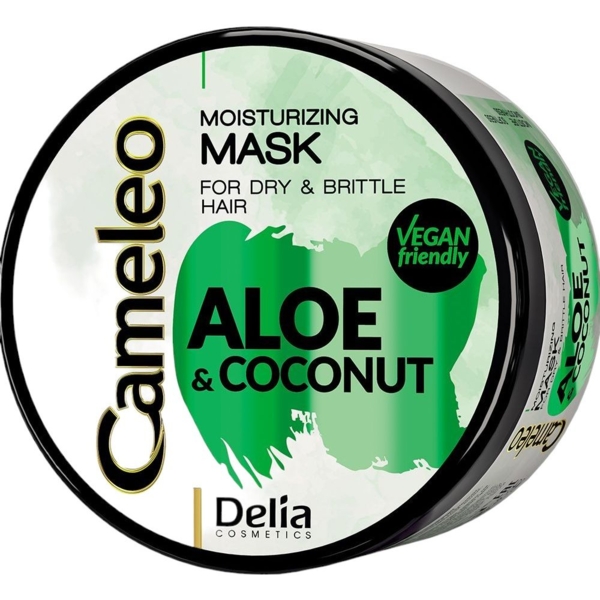 Маска увлажняющая для волос Delia Cosmetic Cameleo Aloe&Coconut 200 мл - Pampik