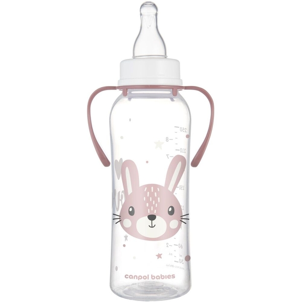 Пляшечка Canpol Babies Cute Animals, 250 мл. (11/845_pin) - Pampik - 2