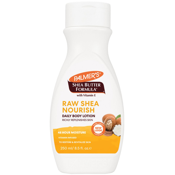 Лосьйон для тіла Palmer's Shea Butter Formula Raw Shea Nourish з олією ши та вітаміном Е 250 мл - Pampik