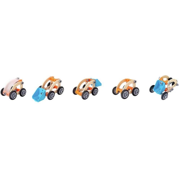 Конструктор Hape Екскаватор 37 деталей (E3038) - Pampik - 4