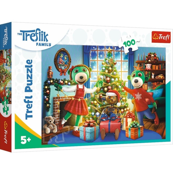 Пазли Trefl Різдво у Трефликів, 100 елементів - Pampik