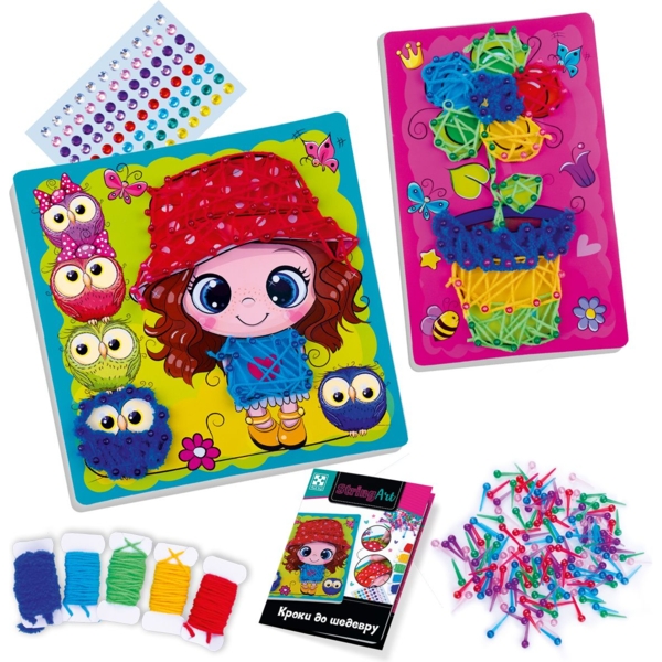 Набір для творчості Vladi Toys String Art Сонячна прогулянка (VT4501-20) - Pampik - 3