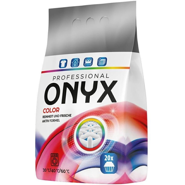 Пральний порошок Onyx Professional Color, 20 прань, 1.2 кг - Pampik