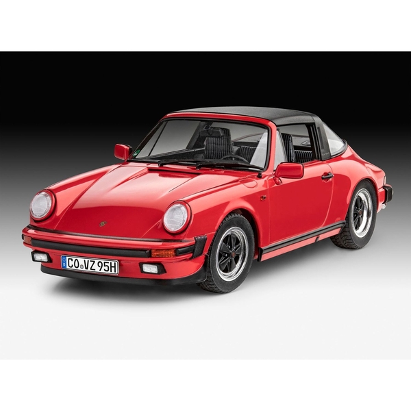 Сборная модель Revell Автомобиль Porsche 911 Carrera 3.2 Targa, уровень 3, масштаб 1:24, 114 деталей (RVL-67689) - Pampik - 6