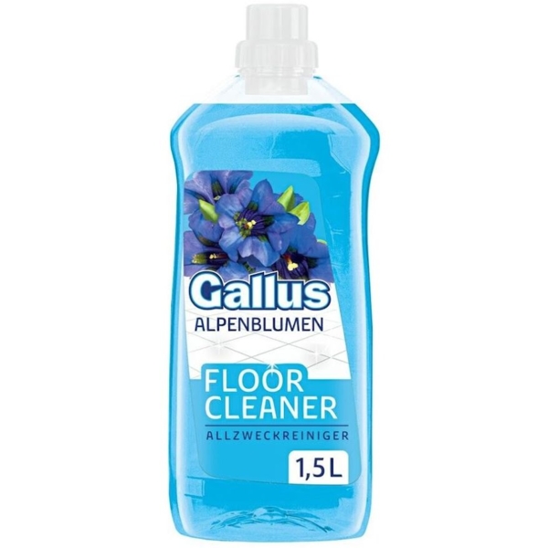 Универсальное средство для мытья полов Gallus Allzweckreiniger Bergblumen Горные цветы 1.5 л - Pampik
