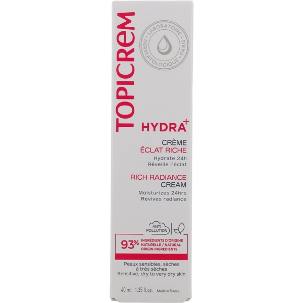 Крем для лица Topicrem Hydra+ Rich Radiance Cream 40 мл - Pampik - 2