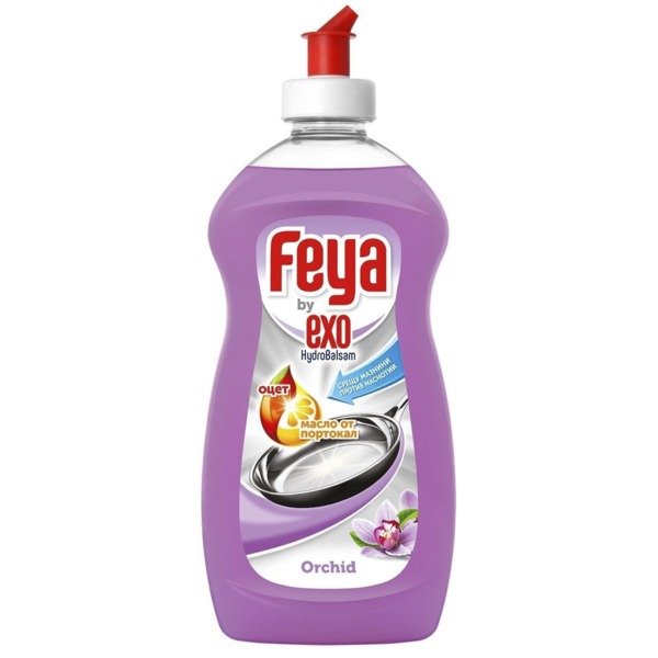 Средство для мытья посуды Feya бальзам Орхидея, 400 мл - Pampik