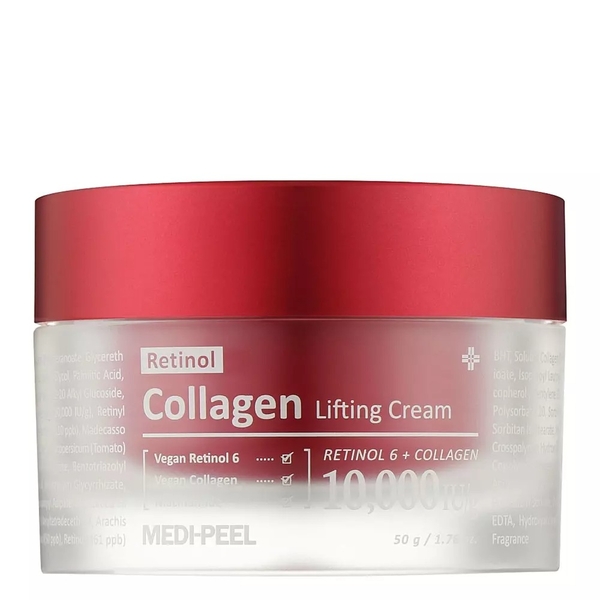 Двойной лифтинг крем Medi-Peel Retinol Collagen Lifting Cream с ретинолом и коллагеном 50 мл - Pampik