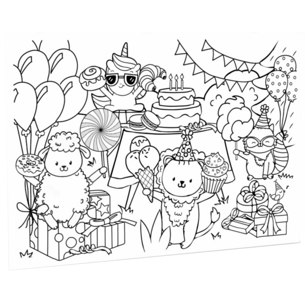 Учебный коврик Зірка Изучай-рисуй-стирай Смаколики 42х29.7 см - Pampik - 2