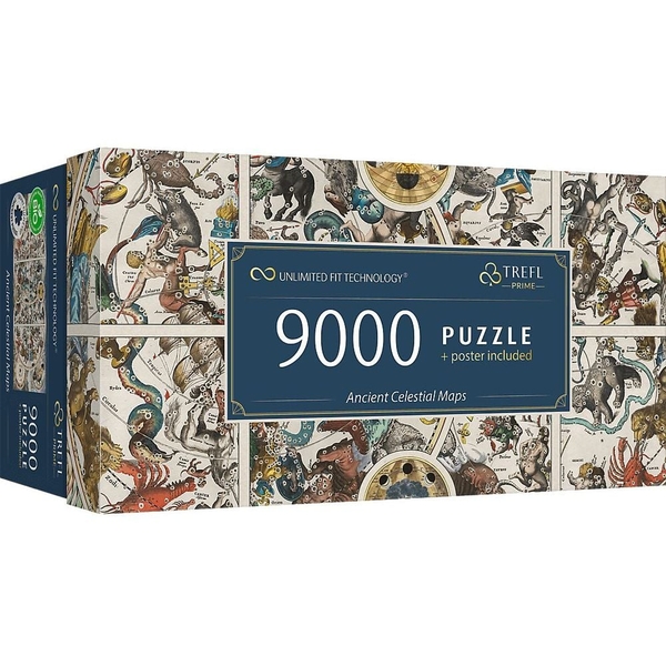 Пазли Trefl Безмежна колекція: Стародавні небесні карти 9000 елементів - Pampik