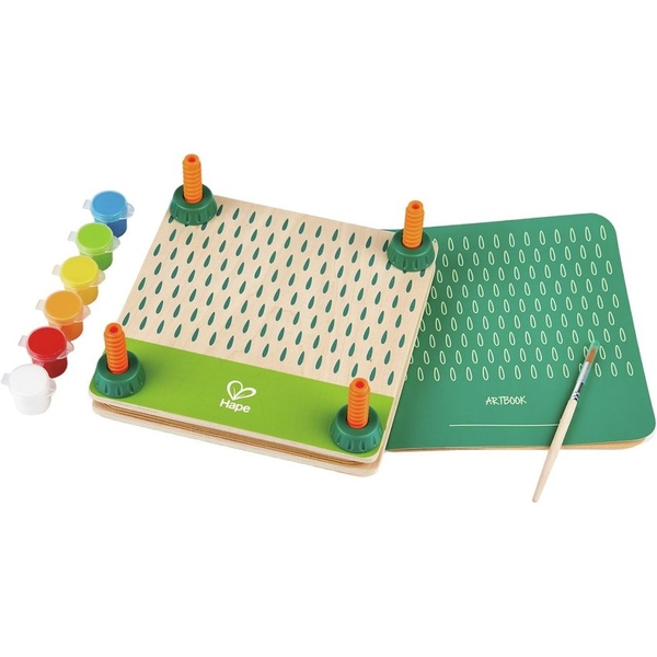 Пресс для цветов Hape Nature Fun Гербарий с красками (E5574) - Pampik