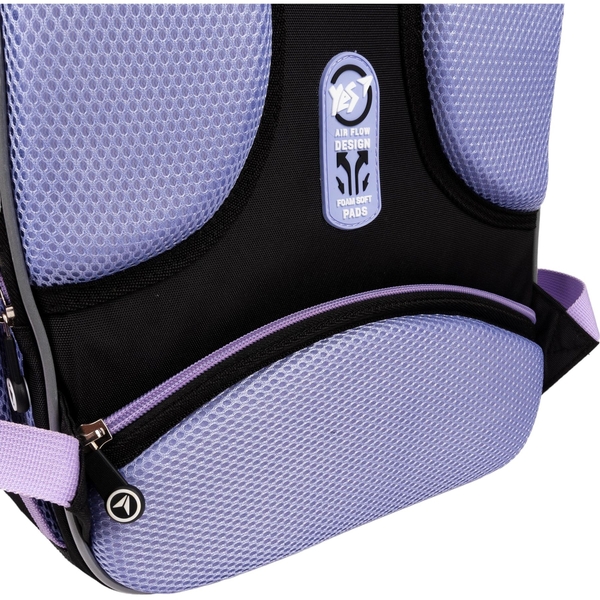 Рюкзак Yes Magic Unicorn S-78 каркасный, черный с фиолетовым (559563) - Pampik - 4