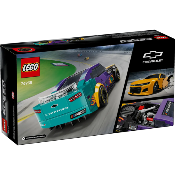 Конструктор LEGO Speed Champions NASCAR Next Gen Chevrolet Camaro ZL1, 328 деталей (76935) - Pampik - 11