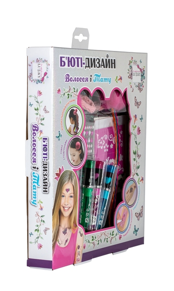 Набір косметики для дівчат Lukky Волосся і тату (T20728) - Pampik - 2