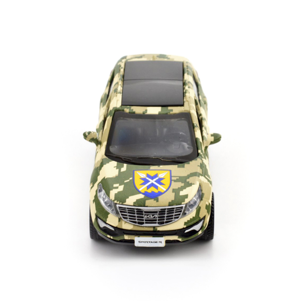 Автомодель TechnoDrive Шевроны Героев Kia Sportage R 56 ОМПБр (250362M) - Pampik - 9