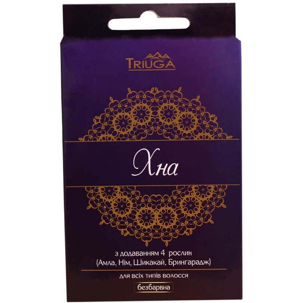 Хна Triuga аюрведична безбарвна 35 г - Pampik