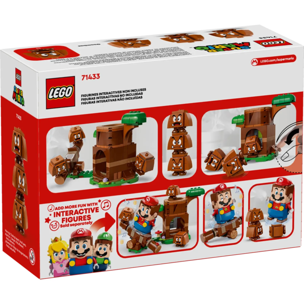 Конструктор LEGO Super Mario Ігровий майданчик для Goombas, 173 деталі (71433) - Pampik - 7