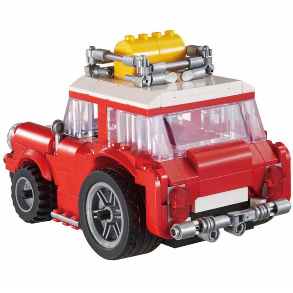 Машинка-конструктор на дистанционном управлении Wise Block Ретро авто мини 321 деталь (EU389104) - Pampik - 3