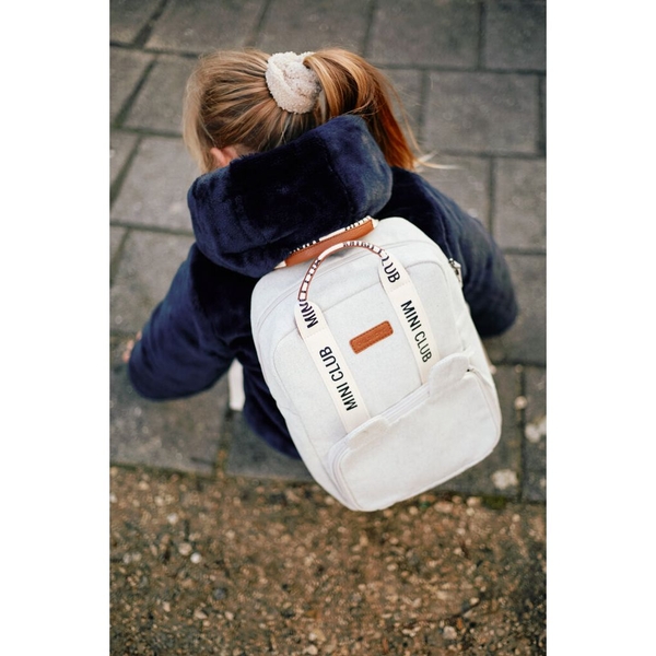 Рюкзак дитячий Childhome Mini Club canvas off white (CWKIDSCOW) - Pampik - 11