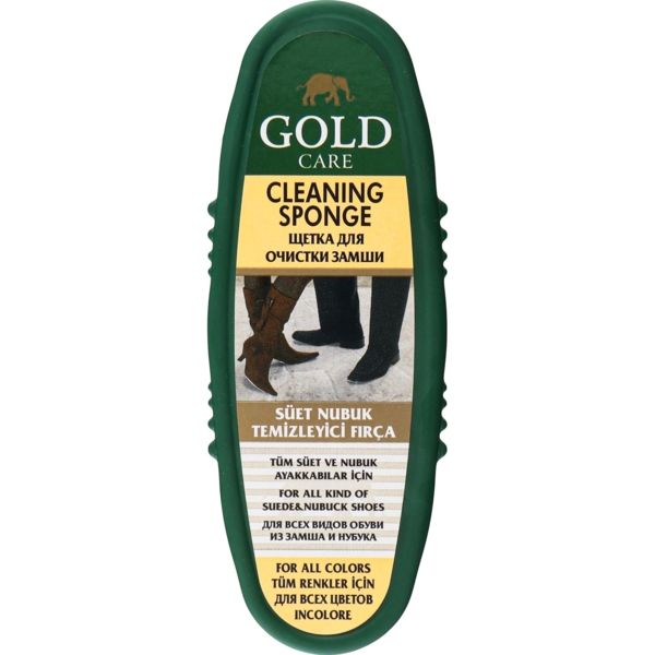 Губка для очистки замши и нубука Goldcare, овальная - Pampik