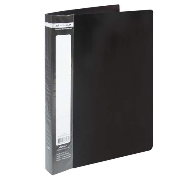 Папка с 40 файлами Buromax Jombax А4 черная (BM.3616-01) - Pampik