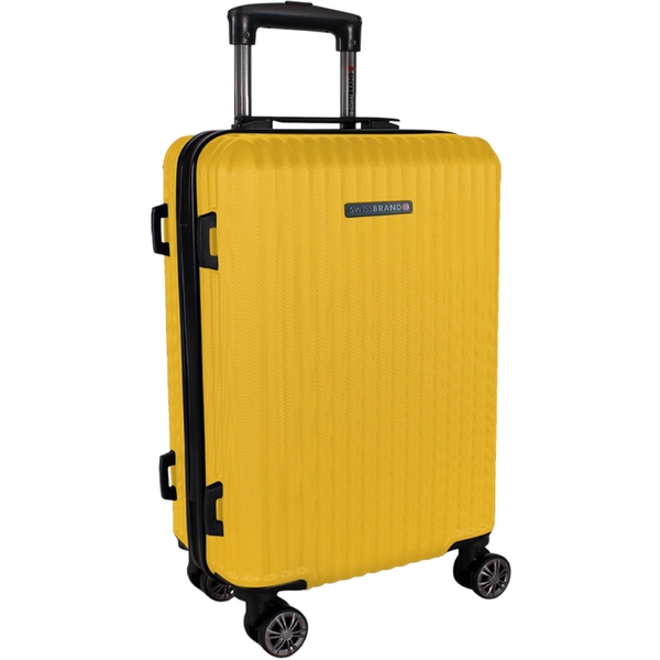 Валіза Swissbrand Riga 2.0 L Yellow (SWB_LHRIG002L) - Pampik