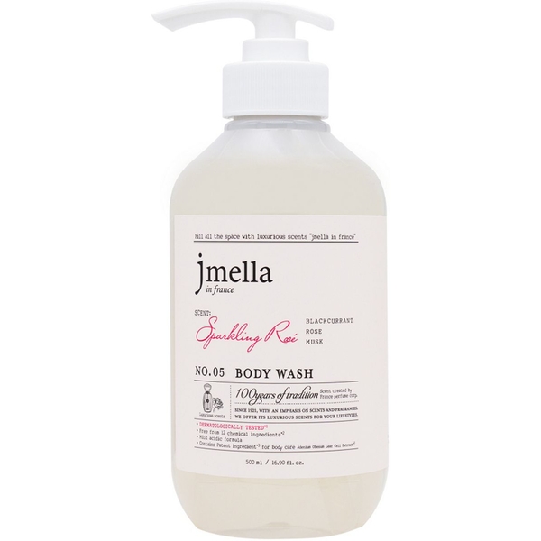 Гель для душу парфумований Jmella In France Sparkling Rose, 500 мл - Pampik