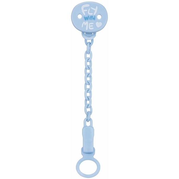 Карабин для пустышки Chicco All You Can Clip голубой (04084.21) - Pampik