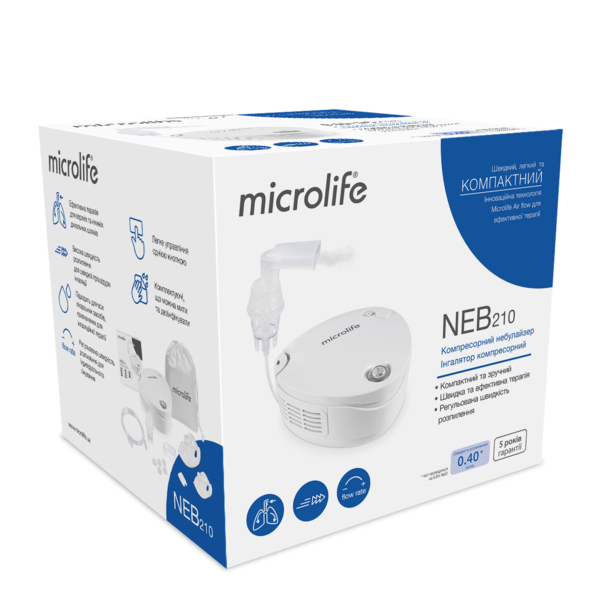 Компресорний інгалятор Microlife NEB 210 - Pampik - 6