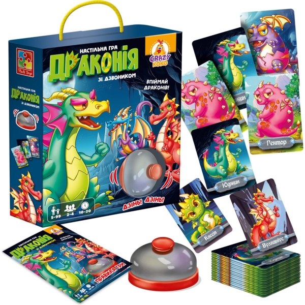 Гра настільна Vladi Toys Crazy Koko Драконія (VT8010-12) - Pampik - 3