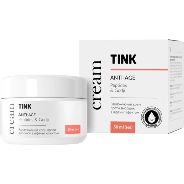 Крем для обличчя Tink зволожуючий проти зморшок з ліфтинг ефектом 50 мл - Pampik