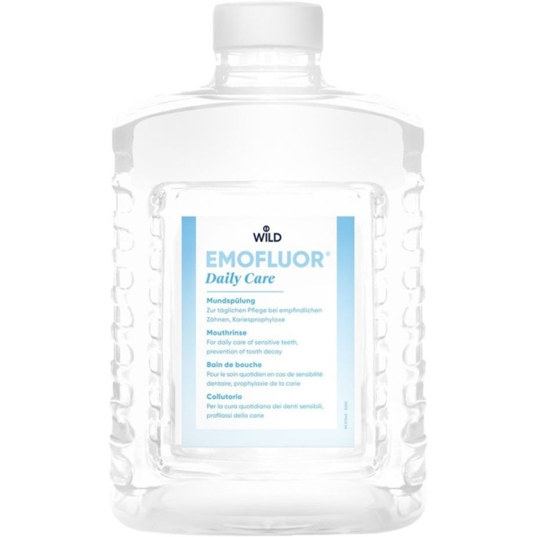 Ополаскиватель для полости рта Dr. Wild Emofluor Ежедневный уход, 1.5 л - Pampik
