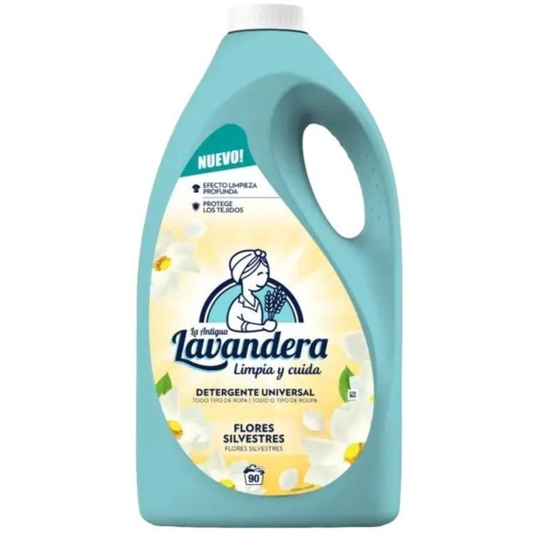 Гель для стирки Lavandera Белые цветы, 4.5 л - Pampik